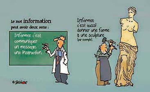 Les Indices pensables: 19- Des messages avec ou sans information...